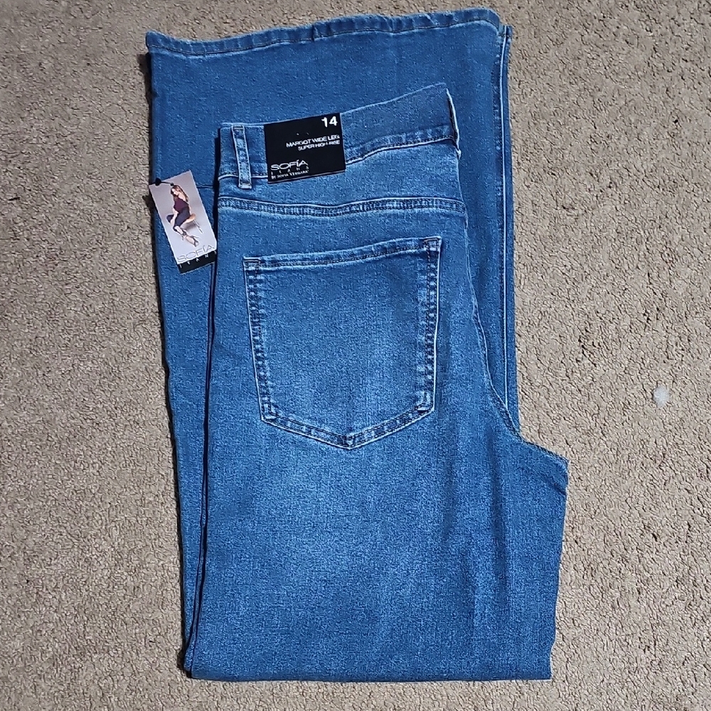 Sofia by Sofia Vergara Blue Flare Jeans